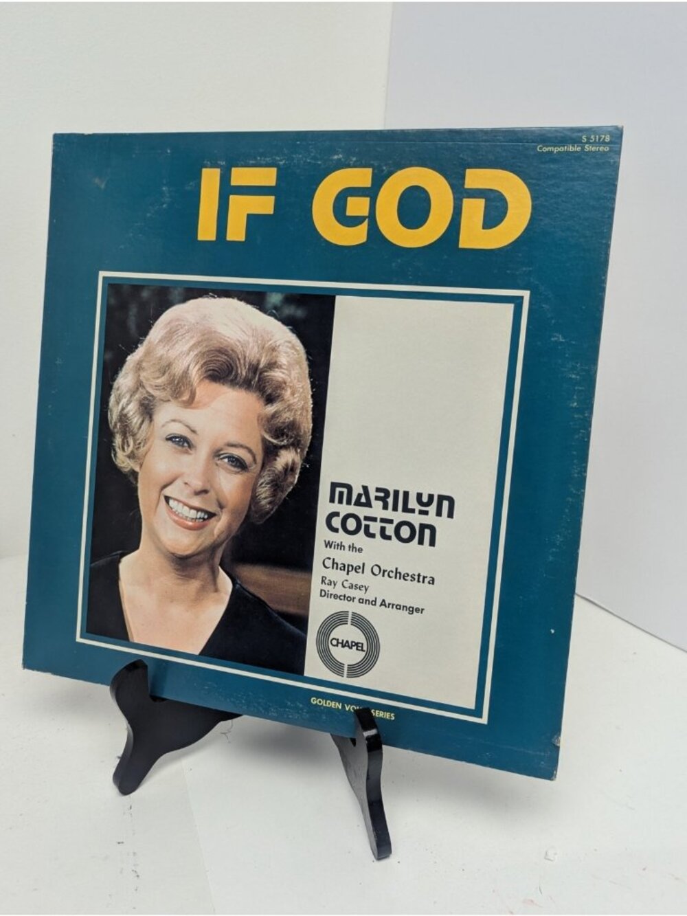 Marilyn Cotton, If God S-5178 Chapel Records Vinyl Golden Voice
